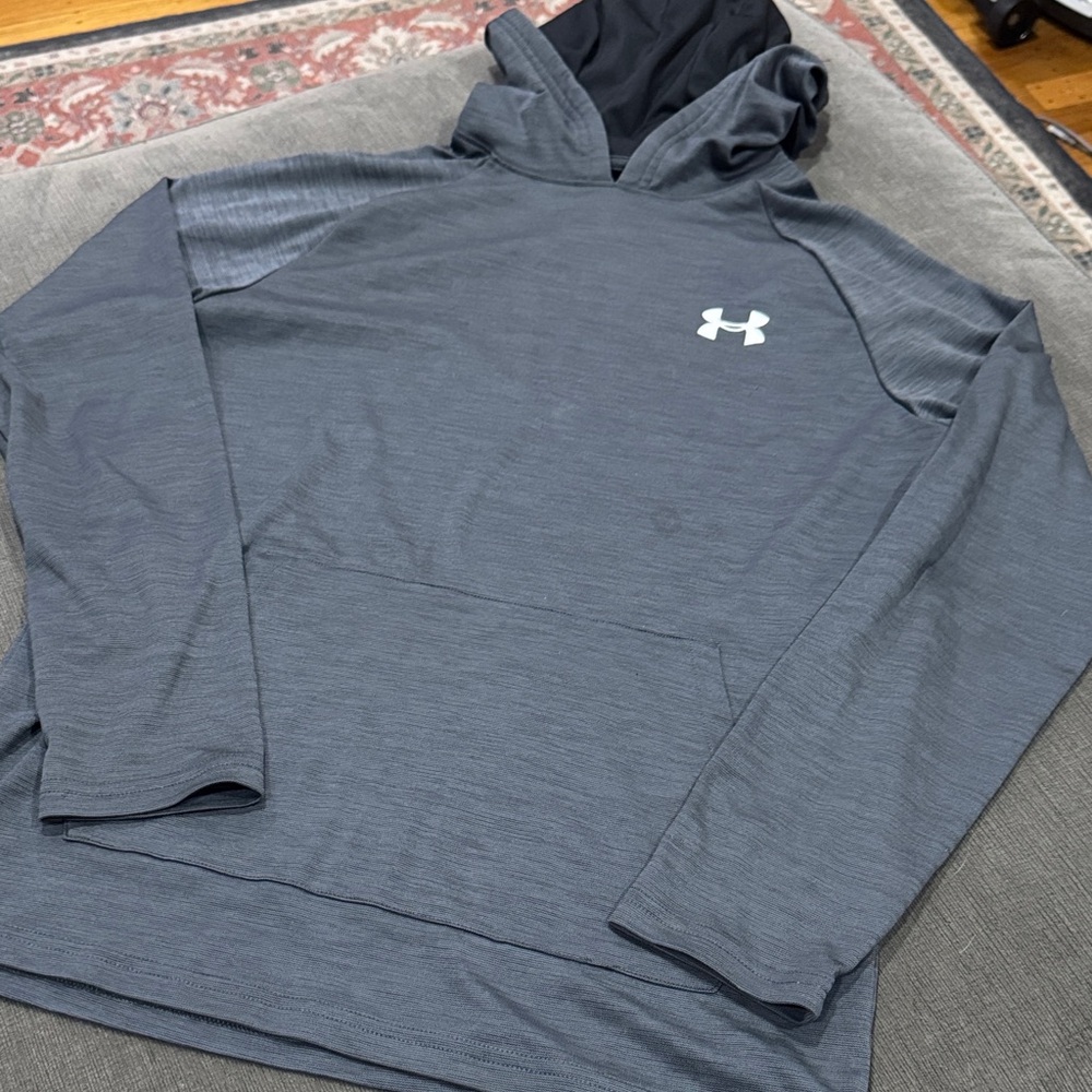 Under Armour Charcoal Hoodie with Logo